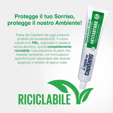 Carica l'immagine nel visualizzatore di Gallery, Pasta del Capitano, Dentifricio Antitartaro Bio, Dona Freschezza e Rinfresca l'Alito, Ideale per i Fumatori, Aiuta a Prevenire la Placca, 100% Made in Italy, Tubetto da 100 ml