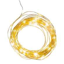 Carica l'immagine nel visualizzatore di Gallery, Idena 31483 - Catena luminosa LED Micro con 120 LED in bianco caldo, alimentazione USB, con interruttore, per uso intern