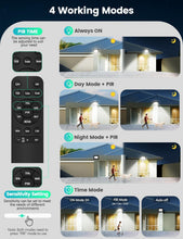 Carica l'immagine nel visualizzatore di Gallery, Faretto LED da Esterno con Sensore di Movimento 40W, 3000K/4000K/6500K IP66