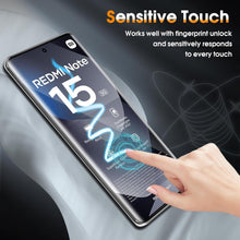 Carica l'immagine nel visualizzatore di Gallery, Locofun Pellicola Vetro Temperato per Xiaomi Redmi Note 15 5G/ Poco M8 e Protezione Lente Fotocamera, Durezza 9H Schermo