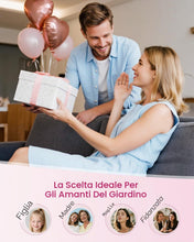 Carica l'immagine nel visualizzatore di Gallery, MYMULIKE Set di attrezzi da giardinaggio per donne, 26 pezzi, kit da giardino floreale con scatola regalo, guanti e borsa, regali per mamma, signora, Natale, compleanno