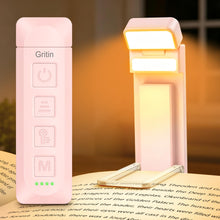Carica l'immagine nel visualizzatore di Gallery, Gritin Gen 3 Luce per Lettura Libri a Letto-2 Sorgenti Luminose, 5 Colori