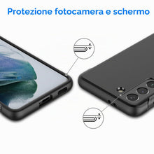 Carica l'immagine nel visualizzatore di Gallery, JETech Cover Slim per Samsung Galaxy S21, Nero