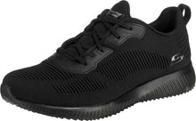 Carica l'immagine nel visualizzatore di Gallery, Skechers Bobs Squad Tough Talk, Scarpe da Ginnastica Donna, Black Engineered Knit Trim Blk, 38 EU
