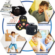 Carica l'immagine nel visualizzatore di Gallery, 2Pcs Nero Fidget Toys Giocattolo, Fidget Pad 11 funzioni