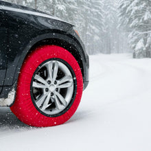 Carica l'immagine nel visualizzatore di Gallery, Calze da Neve Auto M Omologate – Coppia Antisdrucciolo per Pneumatici | Montaggio Rapido, Tessuto Ultra-Resistente, Alte