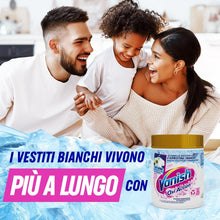 Carica l'immagine nel visualizzatore di Gallery, Vanish Oxi Action Multipower Polvere Bianco Splendente, Smacchiatore per Capi Bianchi, 1 Confezione da 500 g per Bucato, Additivo Lavatrice Multiazione senza Candeggina
