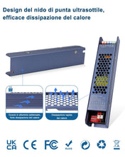 Carica l'immagine nel visualizzatore di Gallery, Alimentatore LED 24V 60W 2,5A Trasformatore 220 24V DC