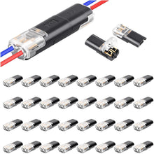 Carica l'immagine nel visualizzatore di Gallery, 40 Connettori Elettrici Rapidi 2 Pin 12V, Impermeabili IP67, per Cavi