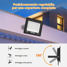 Carica l'immagine nel visualizzatore di Gallery, GRIFEMA Faretto LED da esterno 50W, 5500LM 6500K