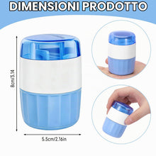 Carica l'immagine nel visualizzatore di Gallery, Trita Pastiglie 3 in 1, Taglia Pastiglie in Acciaio Inossidabile, Frantuma e Conserva Pillole con Contenitore Integrato,