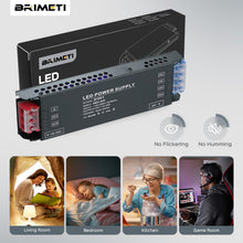Carica l'immagine nel visualizzatore di Gallery, BRIMETI Alimentatore LED 24V Trasformatore 100W Driver 4,16A Slim Transformer AC 220V a DC 24V Netzteil Interruttore Ada