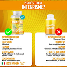 Carica l'immagine nel visualizzatore di Gallery, Bromelina Forte 120 Compresse fino a 4 mesi di fornitura - INTEGRISME