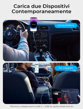 Carica l'immagine nel visualizzatore di Gallery, LISEN Caricatore Auto USB C 69W+60W Cavo【PD &amp; QC3.0 Rapido】 Caricatore Auto Accendisigari, Caricabatterie Auto USB C Kit di Accessori da Auto Per Cellulari Compatibile con iPhone 17 16 15 Pro Max