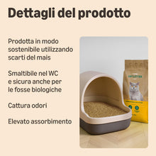 Carica l'immagine nel visualizzatore di Gallery, Lettiera per Gatti Agglomerante al Mais, 10L (Confezione da 1) (in Precedenza Un Marchio Lifelong, Stesso Prodotto)