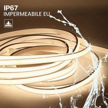 Carica l'immagine nel visualizzatore di Gallery, pcning Striscia LED 220 Volt COB 2M senza Trasformatore con Spina 4000K da Interno Esterno, 2 Metri Strisce LED Luce Nat