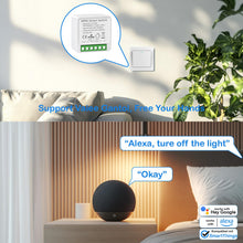 Carica l'immagine nel visualizzatore di Gallery, Interruttore Wifi Smart Life, 2.4GHz Interruttore Smart Wifi, Interruttore Intelligente Compatibile con Alexa, Smart Life, Tuya, Interruttore Alexa Con timer, 16A, Mini Smart Switch