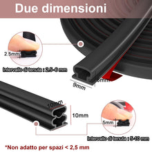 Carica l'immagine nel visualizzatore di Gallery, Guarnizione Adesiva per Finestre e Porte - Isolamento Termico e Acustico, Anti-Spifferi, Facile Applicazione, Resistente