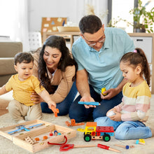Carica l&#39;immagine nel visualizzatore di Gallery, Vanplay Gioco Bambino 3 Anni Cassetta Attrezzi Bambini Giochi in Legno Attrezzi Giocattolo Giochi Educativi Giocattoli Bambino 3 4 5 Anni Regalo (53 Pezzi)
