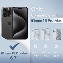 Carica l'immagine nel visualizzatore di Gallery, JETech Cover Ultra Slim per iPhone 15 Pro Max, Titanio Nero