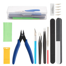 Carica l'immagine nel visualizzatore di Gallery, 10PCS Gundam Model Modello Building Tools Kit, Set di Strumenti di Base per il Modellismo, Set di Costruzione per Hobby,