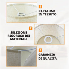 Carica l'immagine nel visualizzatore di Gallery, Paralume in Tessuto,Paralume Abat Jour Lampada da Tavolo Lampadario Lampada da Terra,Rimovibile Paralumi E27 E14,Shade p