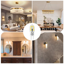 Carica l'immagine nel visualizzatore di Gallery, GY Lampadine LED G4 1W Equivalenti a 20W 12V, Lampadina LED 3000K Luce Calda 173 Lumen, Mini Lampade a Risparmio Energet