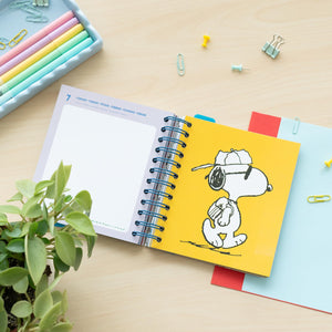 Grupo Erik: Diario Scuola 2024 2025 Snoopy - Agenda giornaliera 11 mesi, 16 x 14 cm, Diario scolastico 2024-2025, Diario scuola 2024 2025 elementari snoopy