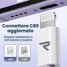 Carica l'immagine nel visualizzatore di Gallery, RAMPOW Cavo iPhone [Certificato MFi C89] Cavo iPhone USB Cavo Lightning 2M