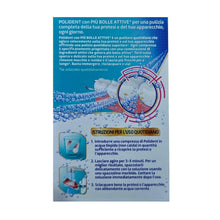 Carica l'immagine nel visualizzatore di Gallery, POLIDENT - Detergente antibatterico per protesi dentali complete o parziali - Azione 4 in 1 - Elimina il 99,9% dei batte