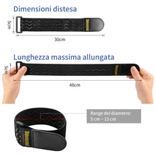 Carica l'immagine nel visualizzatore di Gallery, Trilancer Cinghia Elastiche Antiscivolo con Fascetta Strappo