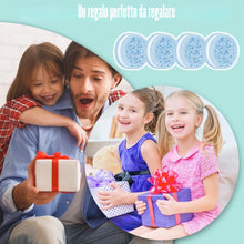 Carica l'immagine nel visualizzatore di Gallery, KYLOS Giochi Da Schiacciare Antistress 4 Pezzi, Taba Squishy, Fufu Squishy, Squishy, Colore Blu, Giocattolo Ultra Morbid