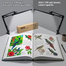 Carica l'immagine nel visualizzatore di Gallery, Carehabi Lampada da scrivania e da tavolo LED con morsetto, 10W, 3500-6000K