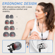 Carica l&#39;immagine nel visualizzatore di Gallery, Blukar Cuffie Auricolari In-Ear, Cuffie con Filo Stereo con Microfono e Controllo Volume-Alta Definizione, Bassi Potenti, Isolamento del Rumore,Jack 3,5 mm, Compatibile con Smartphone Android