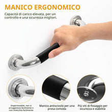 Carica l'immagine nel visualizzatore di Gallery, 2 Pz Barra di Sostegno per Bagnos, 30cm Maniglione Bagno Disabili, Maniglioni Bagno per Anziani, Maniglia da Bagnos in A