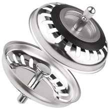Carica l'immagine nel visualizzatore di Gallery, 2 Pezzi Filtro per Lavello,Tappo filtro per Lavello da Cucina, Filtro per Lavello Cucina in Acciaio Inox,filtro lavello,