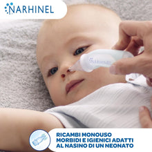Carica l'immagine nel visualizzatore di Gallery, Narhinel Ricambi Morbidi per Aspiratore Nasale, Neonati e Bambini, 60 Pezzi