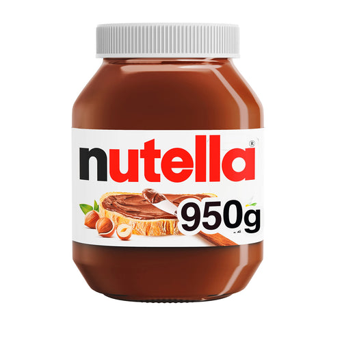 Nutella - Crema Spalmabile alle Nocciole e Cacao, Senza Glutine, Conservanti e Grassi Idrogenati, Ottimale a Colazione, Vasetto da 950 gr