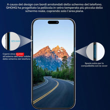 Carica l'immagine nel visualizzatore di Gallery, QHOHQ 3 Pezzi Vetro Temperato per iPhone 15 Pro [6,1 Pollici] e 3 Pezzi Pellicola Fotocamera, Pellicola Prottetiva Anti 
