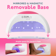 Carica l'immagine nel visualizzatore di Gallery, SUNUV Lampada Unghie UV LED Professionale per Gel e Semipermanente,Sensore Di Avvio Automatico,4 Timer 10s /30s/60s/90s