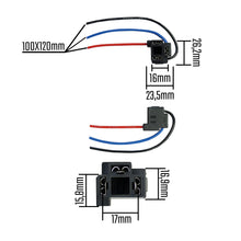 Carica l'immagine nel visualizzatore di Gallery, L &amp; P Car Design 2 x Attacco per lampada H4 P43t *angolato* a 90 gradi con cavo per lampade a incandescenza