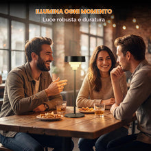 Carica l'immagine nel visualizzatore di Gallery, Lampada LED da Tavolo Senza Fili Lampade da Tavolo Batteria Ricaricabile con USB-C, Lampada Tavolo Dimmerabili per Salot