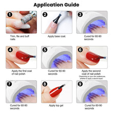 Carica l'immagine nel visualizzatore di Gallery, Vishine Smalto gel bordeaux 8 ml per nail art e manicure fai da te