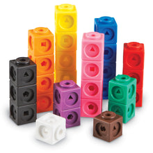 Carica l'immagine nel visualizzatore di Gallery, Learning Resources Cubi MathLink 100 Pezzi per Matematica e Conteggio 5+