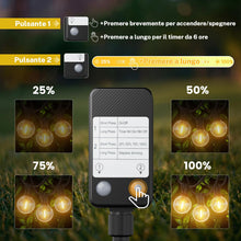 Carica l'immagine nel visualizzatore di Gallery, Yuusei Catena Luminosa Esterno, 30M Luci da Esterno Giardino LED IP45