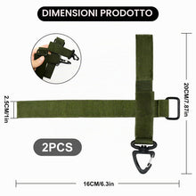 Carica l'immagine nel visualizzatore di Gallery, 2 Pezzi Porta Guanti Cinturone, Portaguanti Cinturone Fibbia, Nylon Guanto Supporto Clip per Guanti da Lavoro in Nylon, 