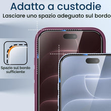 Carica l'immagine nel visualizzatore di Gallery, JETech Privacy Pellicola Protettiva per iPhone 18 Pro, 2 Pezzi
