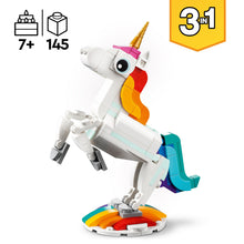 Carica l'immagine nel visualizzatore di Gallery, LEGO Creator 3 in 1 Unicorno magico 31140