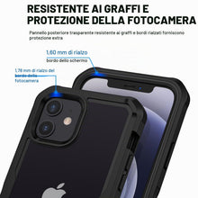 Carica l'immagine nel visualizzatore di Gallery, CENHUFO Privacy Cover iPhone 12/iPhone 12 Pro, con Protezione Schermo Vetro Temperato Anti Spia Integrata, 360 Gradi Ant
