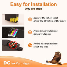 Carica l'immagine nel visualizzatore di Gallery, D&amp;C 5x Ciano Cartucce d'inchiostro compatibili con Epson 603 XL per Epson Expression Home XP-2100 XP-2105 XP-3100 XP-3105 XP-4100 XP-4105 Epson WorkForce WF-2810DWF WF-2830DWF WF-2835DWF WF-2850